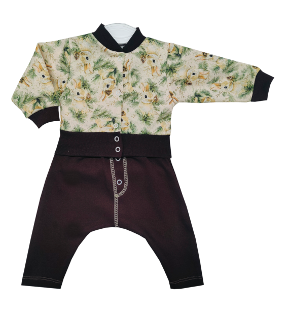 Dres niemowlęcy Zajączki 62 - 86 cm