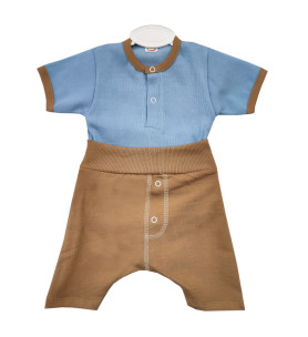 Komplet polo body + spodenki Prążek 
