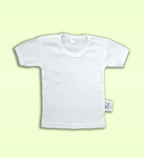 Koszulka dziecięca z krótkim rękawem biała