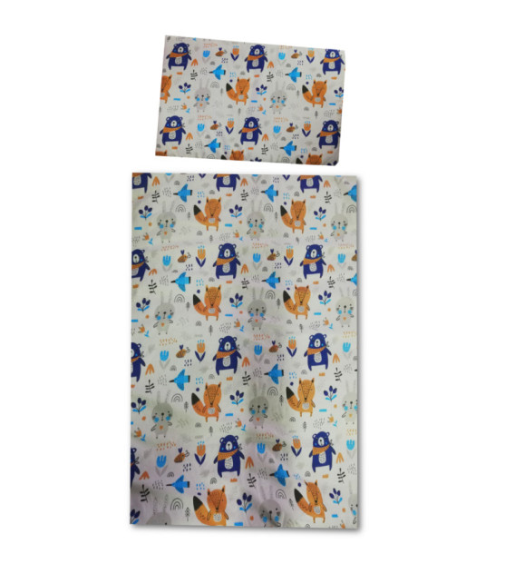 Komplet pościelowy Leśne zwierzątka 120/80 cm