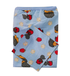 Zestaw - Podkład flanelowo - ceratkowy (100/60 cm) + pielucha flanelowa (80/75 cm)