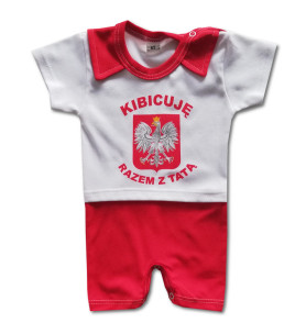 Rampers z krótką nogawką Kibicuję