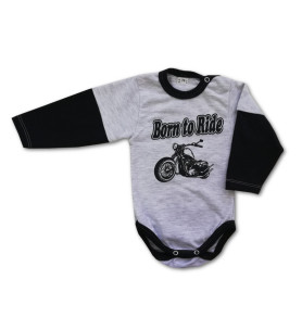 Rampers długi rękaw Born to Ride