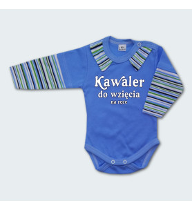 Rampers z kołnierzykiem długi rękaw Kawaler