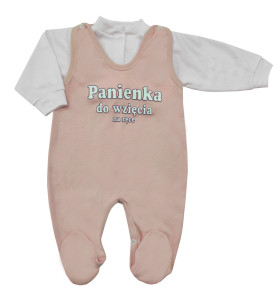 Komplet śpioch + kaftan bawełniany Panienka
