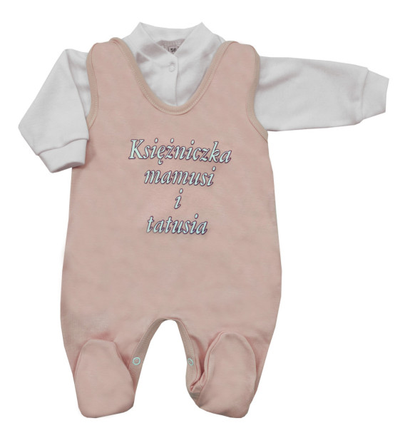 Komplet śpioch + kaftan bawełniany Księżniczka